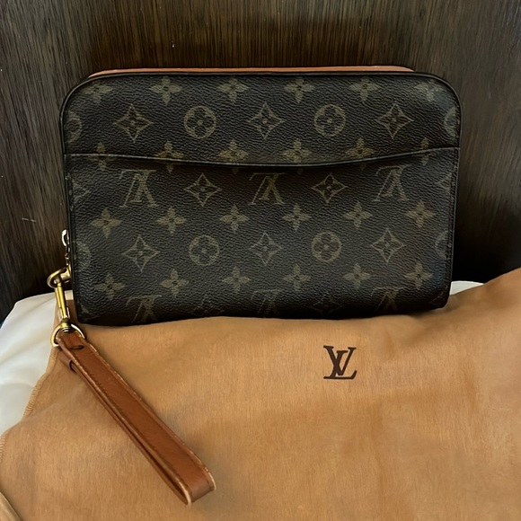 Louis Vuitton vintage Orsay clutch w/ removable strap and dust bag (peeling) - Picture 1 of 13